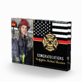 Brandweerman Brandweer Academie Afstuderen Fotoblokken (Rechts)