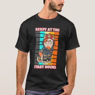 Brandweerman Brandweer slang Bijl Brandweerwagen B T-shirt