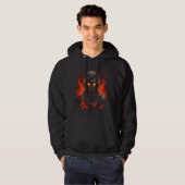 Brandweerman Brandweerhelm Skull Hall Hoodie (Voorkant volledig)
