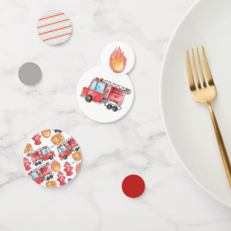 Brandweerman brandweerman kind verjaardagsfeestje  confetti