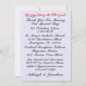 Brandweerman bruiloft uitnodiging (Achterkant)