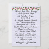 Brandweerman bruiloft uitnodiging (Achterkant)