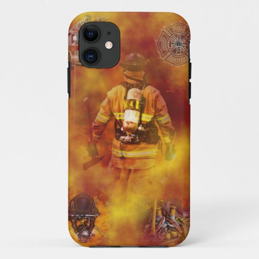 brandweerman Case-Mate iPhone case (Achterkant)
