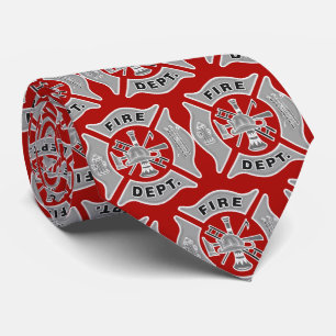 brandweerman   Cool Novelty Stropdas voor Heren