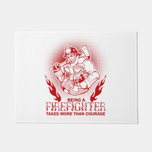 brandweerman deurmat (Voorkant)