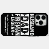 Brandweerman draagt shirt Case-Mate iPhone case (Achterkant (horizontaal))