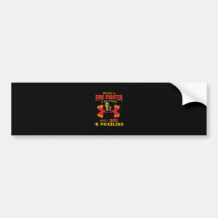 brandweerman - een brandweervader bumpersticker
