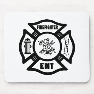 Brandweerman EMT Mousepad Muismat