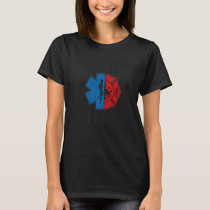 brandweerman Emt ons Vlag Emt brandweerman 1 T-shirt