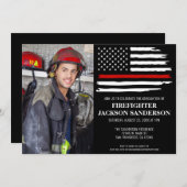 Brandweerman Fire Academy Afstuderen Brandweerman  Kaart (Voorkant / Achterkant)