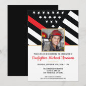 Brandweerman Fire Academy Afstuderen Brandweerman Kaart (Voorkant / Achterkant)