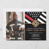 Brandweerman Fire Academy Afstuderen Brandweerman  Kaart (Voorkant)