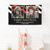 Brandweerman Fire Academy Afstuderen Brandweerman  Spandoek (Insitu)