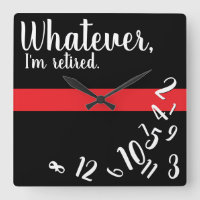 Brandweerman Funny Retirement Thin Red Line