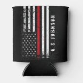 Brandweerman gestileerde noodlijdende Amerikaanse Blikjeskoeler (Voorkant)