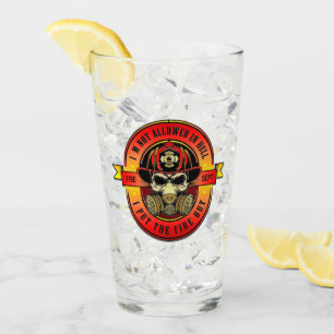 Brandweerman Glas