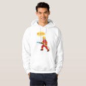 Brandweerman, heb je het warm? hoodie (Voorkant volledig)