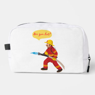Brandweerman, heb je het warm? toilettasje