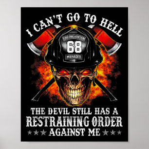 Brandweerman, ik kan nog steeds niet naar de hel poster