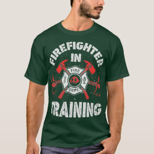 Brandweerman in training Fireman Kinder Boys Girls T-shirt