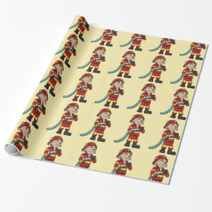 Brandweerman Kat Inpakpapier