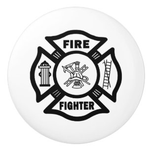 brandweerman keramische knop