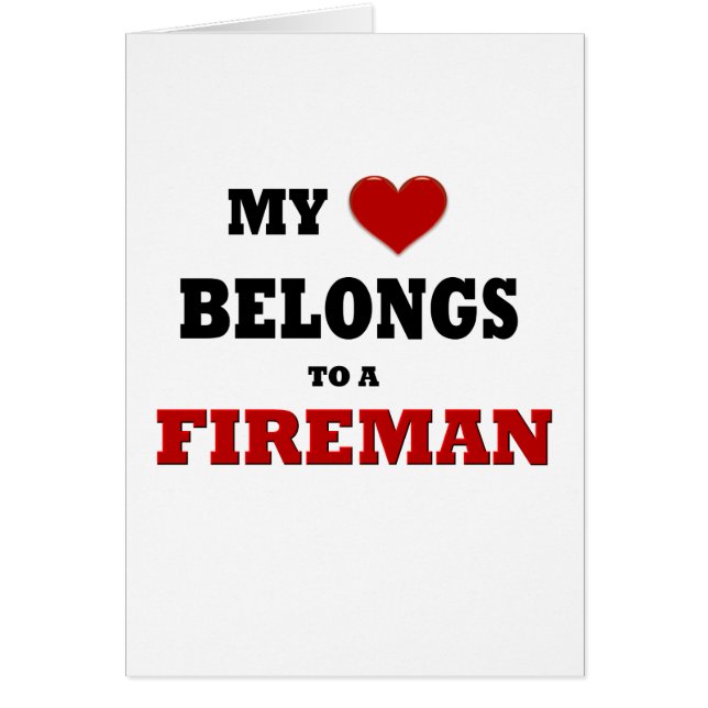 Brandweerman Love (Voorkant)