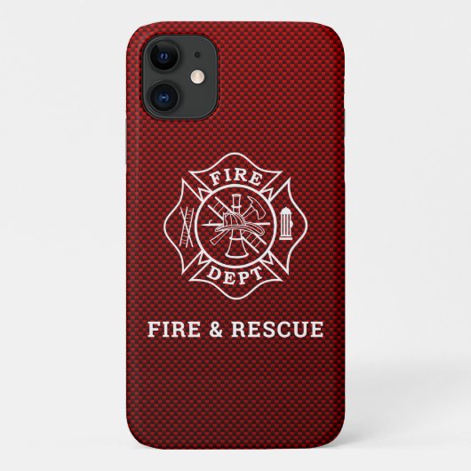 Brandweerman Maltese kwestie over telefoon Case-Mate iPhone Case (Achterkant)