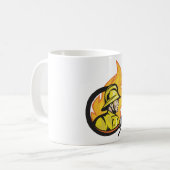 Brandweerman met een Mok (Voorkant links)