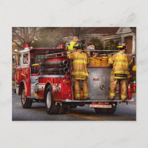 Brandweerman - Metuchen Fire Department Briefkaart
