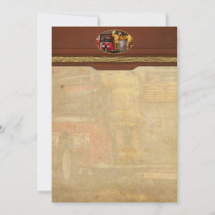 Brandweerman - Metuchen Fire Department Notitiekaartje