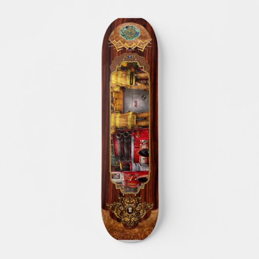 Brandweerman - Metuchen Fire Department Skateboard (Voorkant)