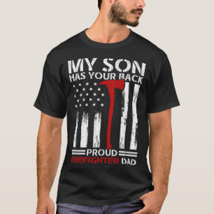 brandweerman mijn zoon heeft je vader van de rode  t-shirt
