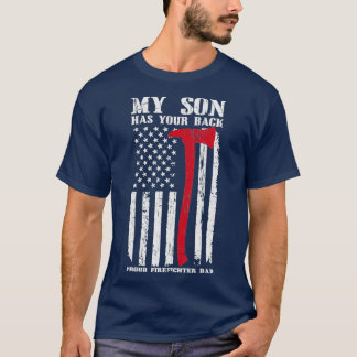 brandweerman mijn zoon heeft je vader van de rode t-shirt