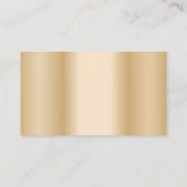 Brandweerman Moderne Gouden Brandweerman Visitekaartje (Achterkant)