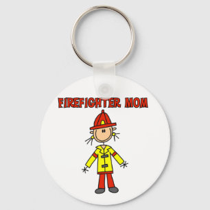 Brandweerman Moeder T-shirts en Cadeaus Sleutelhanger