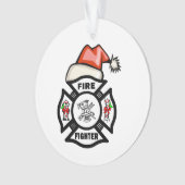 Brandweerman Ornament (voorkant)