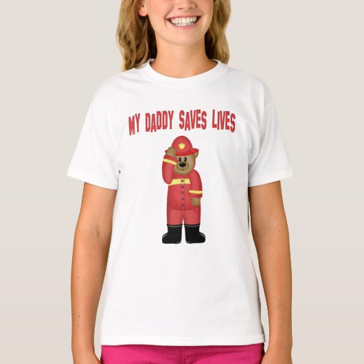 Brandweerman Papa Baby Body  Romper (Voorkant)