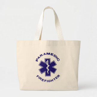 Brandweerman Paramedic Grote Tote Bag