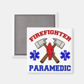 Brandweerman Paramedic Magneet (Voorkant / Achterkant)
