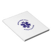Brandweerman Paramedic Notitieblok (Schuin)