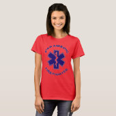 Brandweerman Paramedic T-shirt (Voorkant volledig)