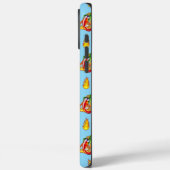 Brandweerman Pepper & Flame Pattern Initiaal Optio Case-Mate iPhone Case (Achterkant / Links)