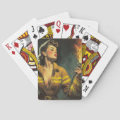  brandweerman Pin Up Pokerkaarten (Achterkant)