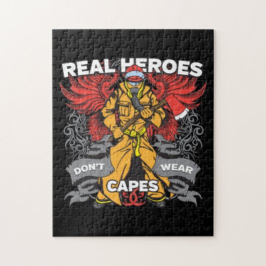 Brandweerman Real Heroes Legpuzzel (Verticaal)