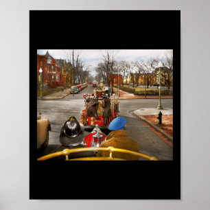 Brandweerman - Rijden terug naar het station 1943 Poster