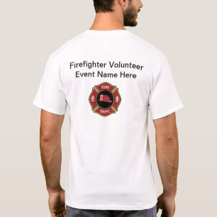 Brandweerman Speciale Evenement Promotie Shirten T-shirt