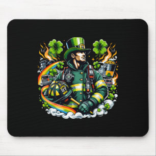 Brandweerman St Patricks Day Mannen Brandweerman F Muismat