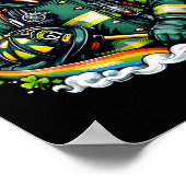 Brandweerman St Patricks Day Mannen Brandweerman F Poster (Hoek)
