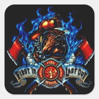 brandweerman sticker